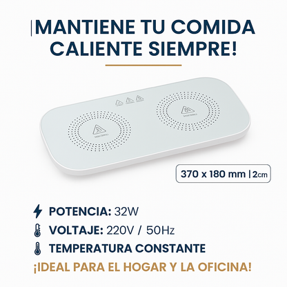 Calentador de alimentos rápido de larga duración y de temperatura constante