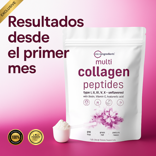 Polvo de Colágeno Hidrolizado Sin Sabor